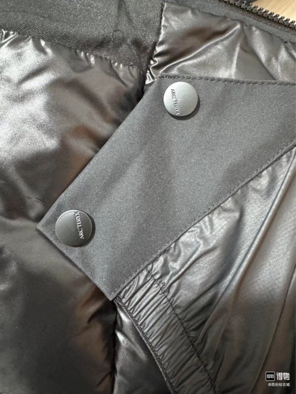 Men's Goose Down Arcteryx Logo Waterproof Warm Hooded Ski Puffer Jacket L - Picture 3 of 8